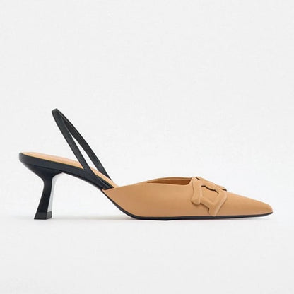 Zara Camel Slingback