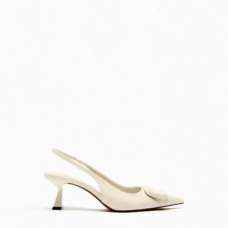 Zara White Stiletto