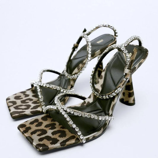 Zara High leopard Heels