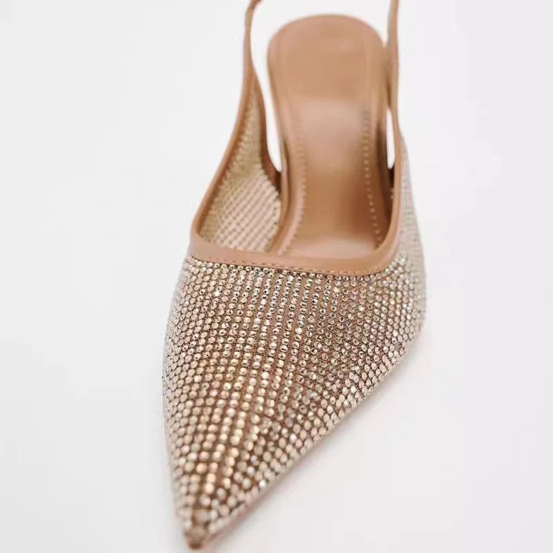 Zara Mesh Stilettos