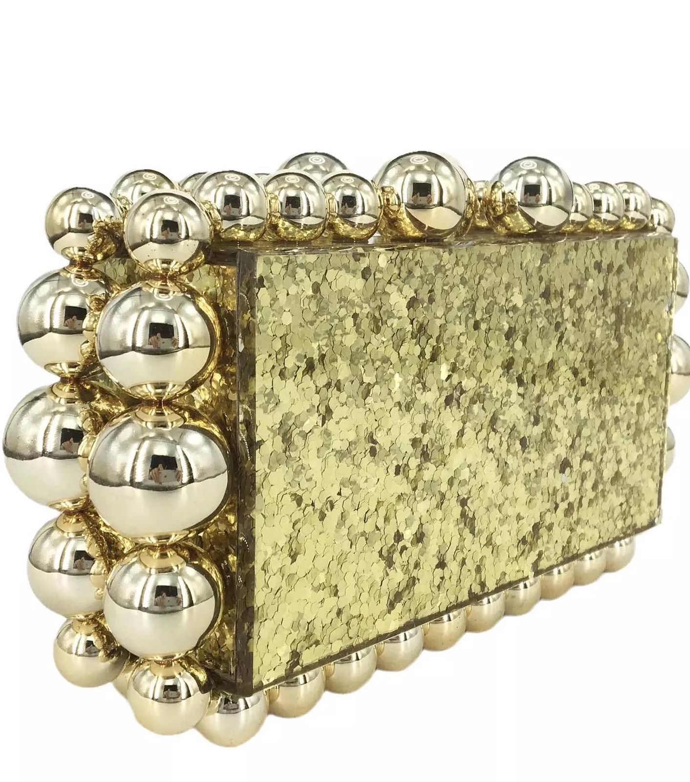 Acrylic Pearl Clutch