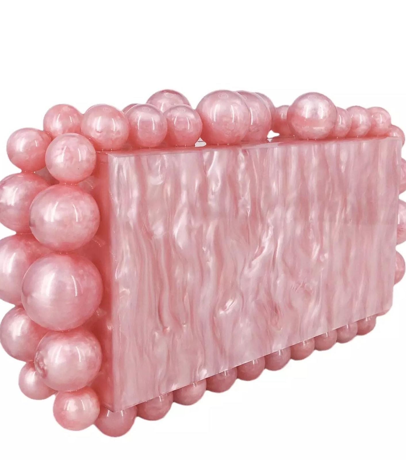 Acrylic Pearl Clutch