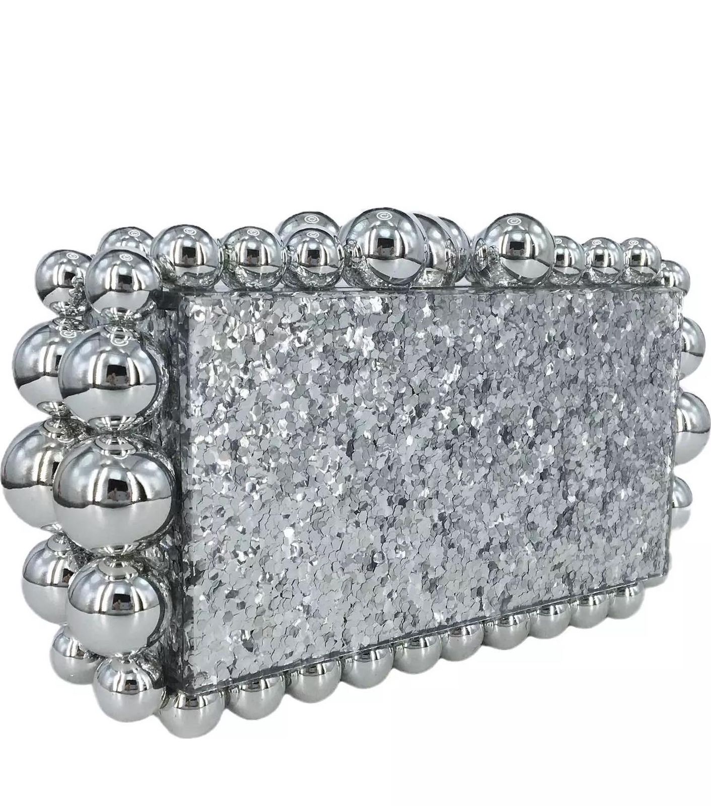 Acrylic Pearl Clutch